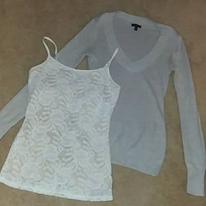 Express sweater/cami set